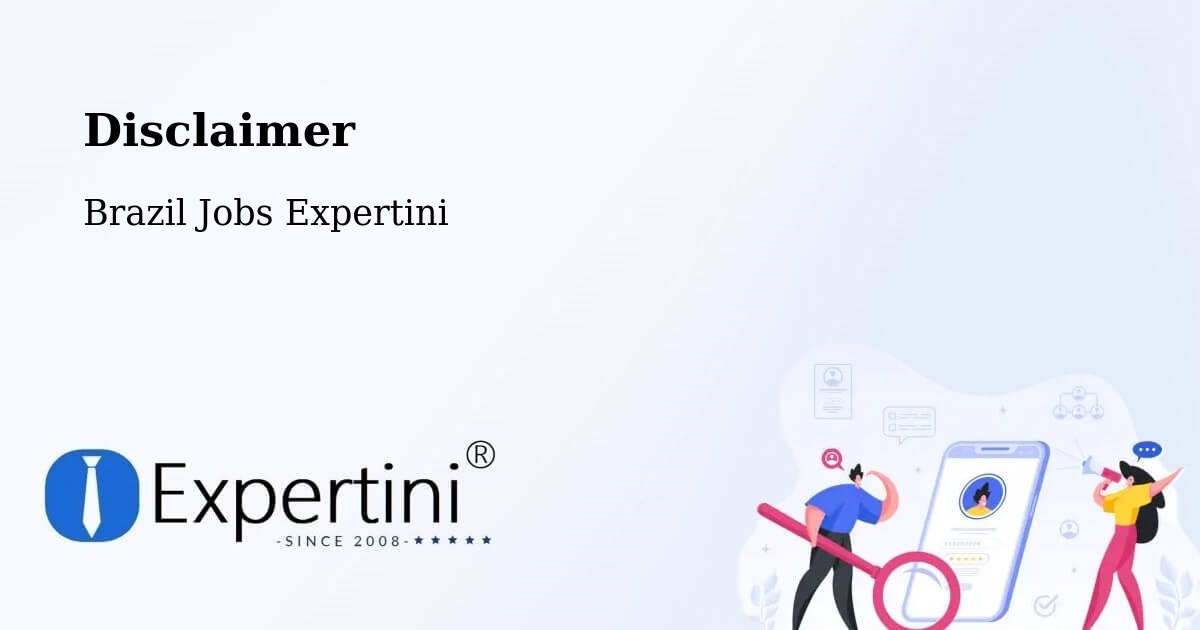 Disclaimer – Toledo - Brazil Jobs Expertini